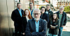 Forhandlingsleder Yngve Hansen foran (fra venstre) Jarle Wilhelmsen, Karoline R. L. Hansen, Endre Sekse, Ole Fredriksen, Roald Jensen, Tove Olsen og Bjarne Kristiansen. NNNs forhandlingsdelegasjon i fiskeindustrien skal nå til Riksmekleren for å forsøke å bli enige med Sjømat Norge.