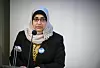 SATT PRIS PÅ SOLIDARITETEN: Jalila al-Salman er nestleder i Lærerforbundet i Bahrain. Lederen Mehdi Abu Deeb er fremdeles fengslet.