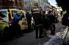 Aksjonister blokkerte inngangen til flere departementer. Deres krav var at vindmølleparken på Fosen måtte tas ned.