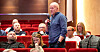 Dan Eivind Johansen fra FLTs avdeling 58 i Tromsø var en av de mange aktive tillitsvalgte på konferansen.