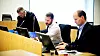 MOTSATT SIDE: Administrerende direktør Einar Ytredal (t.h) med GC Riebers advokater.