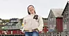 På rett plass: Ausra Johannesen hadde planlagt å være tre måneder i Mehamn. Hittil er det blitt 14 år.