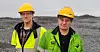 Fv. Dan-Jimi Trøite (ny tillitsvalgt) og Anders Hauffen Larsen jobber i Sydvaranger AS, tidligere Sydvaranger gruve. De er optimistiske med tanke på fremtiden, og tror at det nye selskapet har lært av konkursen fra 2015.