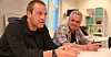 AKTIV STAT: Industri Energi-medlem Remy Penev (t.v.), leder John-Peder Denstad i LO Trondheim og omegn og resten av Industriaksjonen ønsker seg en ny industripolitikk med det Stortingets nye politiske flertall.