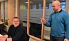 FAGBEVEGELSEN: Leder Jan Haugen i Industriaksjonen mener rapporten adresserer behovet i industripolitikken og det grønne skiftet for fagorganiserte og for fagbevegelsen. Aksjonens sekretær Atle F. Rostad til høyre i bildet.