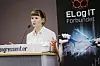 FEMINISTISK: Hanne Lin Skogvang, ansvarlig redaktør i Fett, ga et feministisk perspektiv på teknologi