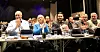 FLTs politiske ledelse kunne slå fast at det blir sammenslåing mellom FLT og IE. F.v.: Ulf Madsen, Merete Jonas, Henning Skau og Ståle Johannesen.