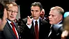 Blant makten: Fra venstre Svein Fjellheim, Jens Stoltenberg og Jan Davidsen.