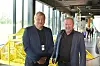 EL og IT: Atle Teigland, konserntillitsvalgt i Aker Solutions og leder i EL og IT Forbundet, Jan Olav Andersen.