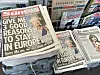 DAGLIG: Avisene med oppslag om Brexit.