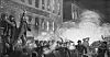En bombe eksploderte under generalstreiken ved Haymarket i Chicago i 1886.