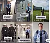 KRIMSUKSESS: Stig Torgersen (nederst til høyre) bruker mobiltelefon uten simkort til å lage TikTok-videoer fra Mandal avdeling.