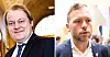 SVEKKET PENSJON: Verken Erlend Wiborg (Frp) eller Audun Lysbakken (SV) er enige i utfallet av trygdeoppgjøret, men de har ikke stort de skulle ha sagt.