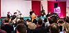 ÅPNING: Kartellkonferansen og representantskapsmøtet til LO Stat ble åpnet med musikk, før delegatene startet forhandlingene.