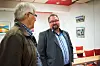 Ofte på besøk. Morten Berntsen er forbundssekretær og eneste ansatt i Folkets Hus Landsforbund. Han er ofte på besøk på et Folkets Hus. Her på Hamar.