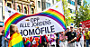 Bildet er fra Pride-paraden i Oslo 2019.