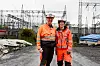 PÅ PLASS: Anleggsleder Helge Nilsen og Ragnhild Rostad, Fagansvarlig Ytre miljø, jobber begge i Veidekke.