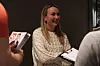 TRIVES: Christine Waagan (21) jobber på Dressmann og har det veldig bra på jobb. Hun synes det er bra at sommerpatruljen er ute og passer på at de unge arbeidstakerne fordi hun vet at ikke alle får det de har krav på.
