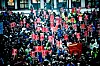 POLITISK STREIK: For tre år siden streiket LO-medlemmene mot innføringen av vikarbyrådirektivet og oppmøtet var stort. Nå er det på'an igjen. Foto: Erlend Angelo