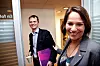 STÅR PÅ KRAVA: I dag møttes HK-leder Trine Lise Sundnes og forhandlingsdirektør Pål Skarsbak i Virke for å presentere sine krav. På mandag er det alvor.