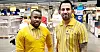 Sudanske Hassan Yacob (t.v.) har i løpet tre år i Norge lært seg godt norsk og fått fast jobb på Ikea gjennom programmet «Hurtigsporet». Her sammen med assisterende varehussjef på Ikea Furuset, Omer Poor.