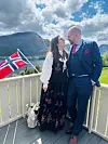 KJÆRLIGHET: For to år siden fant Lene Bergo kjærligheten på nytt. Her er hun med kjæresten og samboeren Ove.