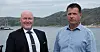 MED LO I RYGGEN: Frank Kjetil Olsen og EIvind Helleland ble representert av LO-advokatene Rune Lium og Nina Wærnhus i Salten og Lofoten tingrett.