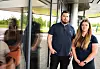DELEGATER: Kim Olav Johansen og Tonje Fagerbekk Haranes fra Elektroarbeidernes Fagforening Trøndelag var delegater på landsstyremøtet på Gardermoen i juni.