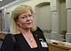 LO-Sekretær Trude Tinnlund  under høringa om bemanningsbyråer på Stortinget