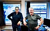 EGET PROSJEKT: Tidligere klubbleder Amram Hadida (til venstre) er ansatte i et prosjekt som retter seg mot medlemmer fra bemanningsbransjen. Til nå i år har han fått rundt 300 henvendelser, sier avdelingsleder Rune Rafdal (til høyre)