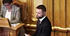 Helseminister Bent Høie orienterte trsdag Stortinget om arbeidet med å takle Kornona-epidemien.