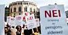 BESTEMMER: Det er blir opp til partia på Stortinget å avgjere om dei vil gå tilbake til eit pensjonsystem og forhandlingar slik det var før 2011.