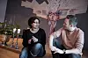 NY JOBB: Tita sammen med sin nye arbeidsgiver, pastor Egil Elling Ellingsen. IMI-kirken kjøper tjenester fra Arne Vistes firma, som gir Tita jobb.