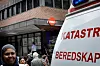 UTSATT: Sosial- og helsearbeidere er blant de mest utsatte for vold og trusler på jobben, og dermed for høyt sykefravær. Politi og redningsmannskap rykket ut etter skyteepisoden ved Nav Gamle Oslo i 2012.