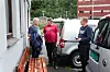 Vaktmester Einar Opedal, Stein Egil Legård og Arnt Stenehjem (plasstillitsvalgt) i Odda kommune.