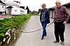 Bjørn Pedersen (t.v) er sosionom i FACT-teamet i Vesterålen og besøker Alf Kristian Sternang hjemme i Sortland hver uke. Han er 'case manager' for pasienten og følger ham opp sammen med resten av teamet.