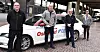 Har allerede startet planleggingen av ny drosjelov; fra venstre Jarle Kanaris, Trygve Slagsvold Vedum, Ørnulf Danielsen og Morten Edvardsen fra Oslo Senterparti.