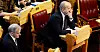 Statsminister Jonas Gahr Støre og finansminister Trygve Slagsvold Vedum har mye å snakke om seg imellom.