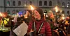 OPPRØRSLEIAR: Ida Madslien heldt tale og deltok i fakkeltoget I Oslo tirsdag. Ho smilte av oppmøtet, men er ikkje like glad for det ho beskriv som bemanningskrisa i barnehagane.