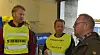 STREIK: Jan Olav Andersen møtte streikende i Øvre Eiker Energi tidligere i oktober.