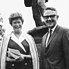 SEKRETÆR: Ruth Ryste var den første kvinnen som ble valgt inn på forbundskontoret. Hun ble senere sosialminister.