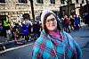 Samiske Lina Maria Karlsen er sosionom og bidrar med sosialt arbeid blant demonstrantene.