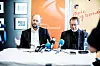 Enige: Arve Bakke, Fellesforbundet. Stein Lier-Hansen, Norsk Industri legger fram resultatet av frontfagsforhandlingene i 2014.