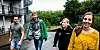 Samuel Di Sessa (21) Terje Osmundsen (30), Randi Presthammer (33) og Ieva Marciukaityte (23) supplerer stipend og lån med jobb.