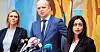 Sylvi Listhaug, Trygve Slagsvold Vedum og Hadia Tajik.