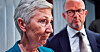 Peggy Hessen Følsvik og OIe Erik Almlid under lønnsoppgjøret for to år siden. Fredag møtes de på ny.