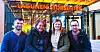HER ER UTVALGET: Fra venstre Kristoffer Plünnecke (HK), Erika Arbulu (Arbeidsmandsforbundet), Linda Gravdal Larsen (HK) og Kristoffer Jensen (Arbeidsmandsforbundet). tillegg til de fire på bildet er Sonja Sørheim (Fagforbundet) og Solveig Nordhus Henriksen (Fagforbundet) med i utvalget.