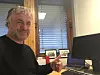 TILBAKE PÅ KONTORET: «Vaktene i døra hadde knapt sett folk siden mars», spøker Arvid Ellingsen. I dag var på plass i Folkets Hus for første gang siden 12. mars.