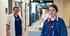 Marit Winsjansen Lernæs (t.h) er plasstillitsvalgt for sosionomene i FO ved St. Olavs Hospital i Trondheim. Her sammen med kollega Linn Bjerke.