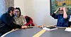 I dag skal Anne-Helene Selnes hjelpe Iwona med å få fastlege, og med kommunikasjonen med Nav. Mannen Michal er også med.